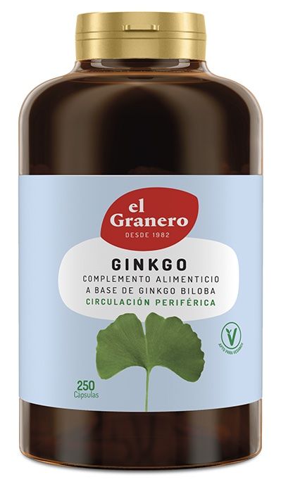 Ginkgo Biloba Plus · El Granero Integral · 250 cápsulas