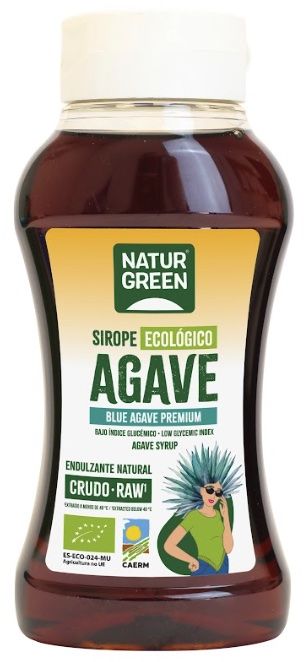 Sirope de Agave Crudo Bio · Naturgreen · 500 ml