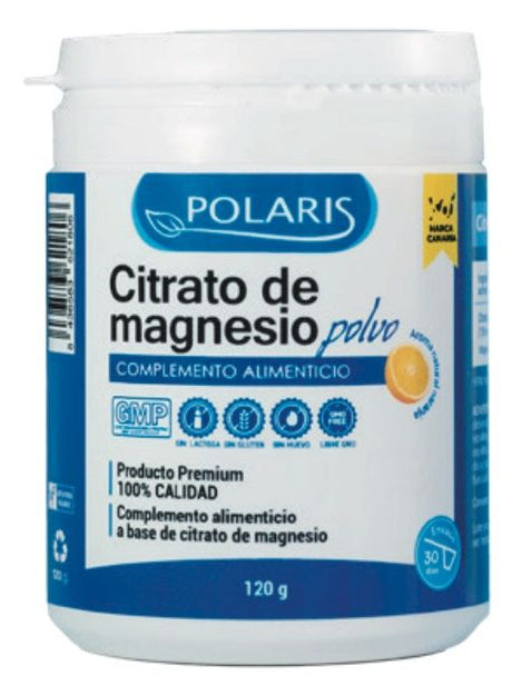 Citrato de Magnesio en Polvo · Polaris · 120 gramos