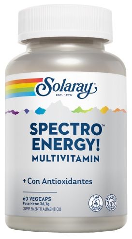 Spectro Energy! Multi-Vita-Min · Solaray · 60 cápsulas