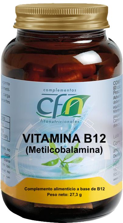 Vitamina B12 (Metilcobalamina) · CFN · 60 cápsulas