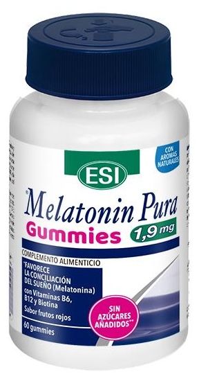 Melatonina Pura 1,9 mg · ESI · 60 gummies