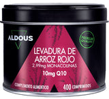 Levadura de Arroz Rojo + Coenzima Q10 · Aldous Bio · 400 comprimidos