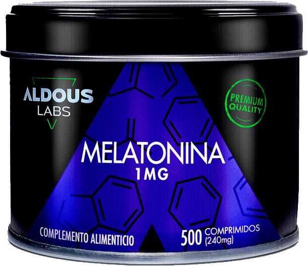 Melatonina 1 mg · Aldous Bio · 500 comprimidos