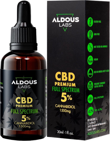 Aceite CBD 5% Full Spectrum · Aldous Bio · 30 ml