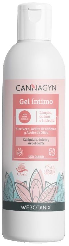 Cannagyn Gel íntimo · WeBotanix · 250 ml