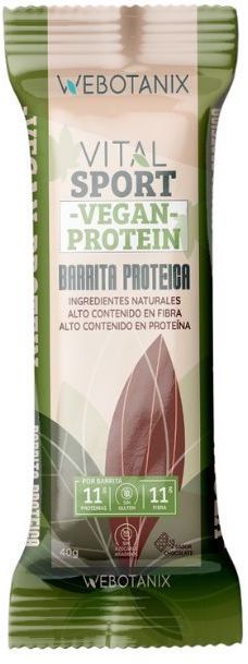 Barrita Proteica Vegan Protein - Vital Sport · WeBotanix · 40 gramos