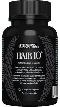 Hair 10 · Nutrinat Evolution · 60 cápsulas