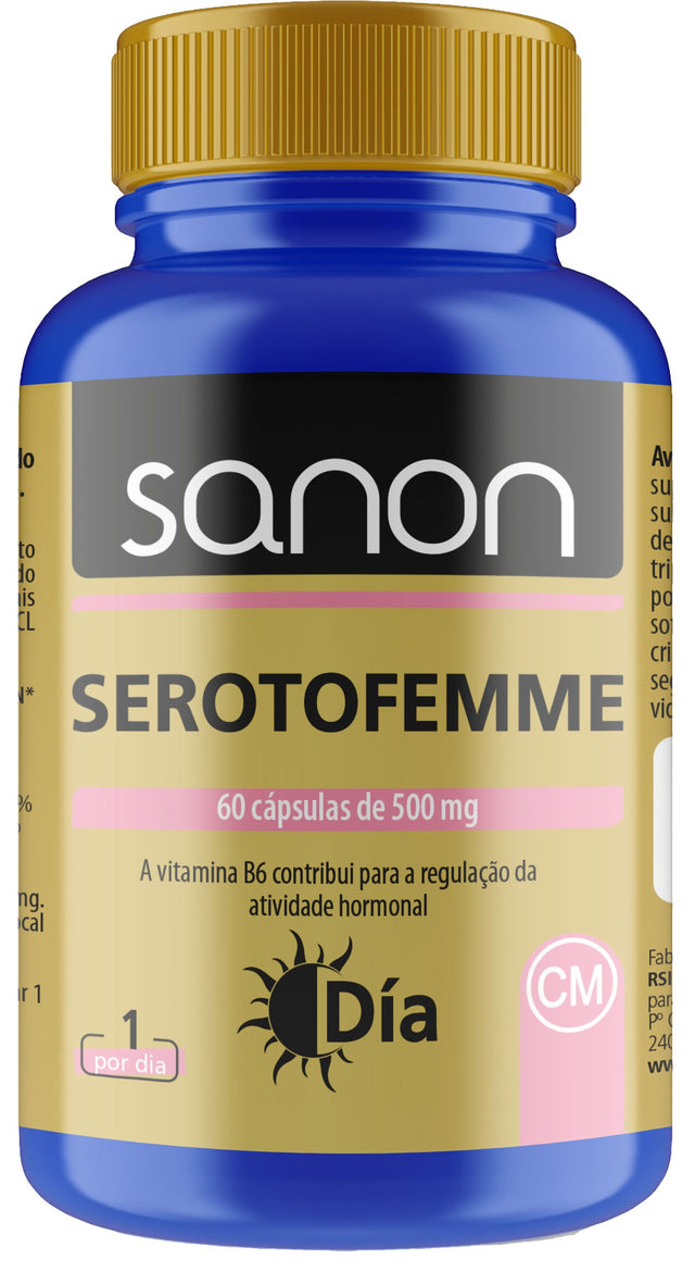 Serotofemme Día · Sanon · 60 cápsulas