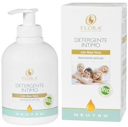 Gel Íntimo Neutro con Aloe Vera · Flora · 250 ml