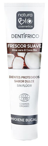 Dentífrico Frescor Suave Aloe vera con Coco Bio · Natura BIO · 75 ml