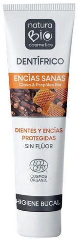 Dentífrico Encías Sanas Propóleo con Clavo Bio · Natura BIO · 75 ml