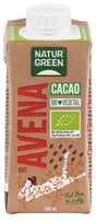 Bebida de Avena con Cacao Bio · Naturgreen · 200 ml