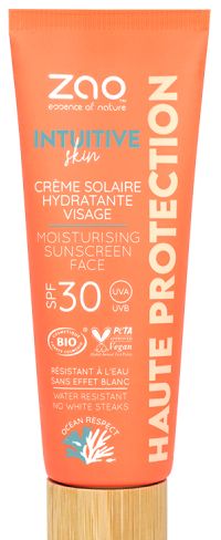 Crema Solar Hidratante Facial SPF30 · Zao · 50 ml