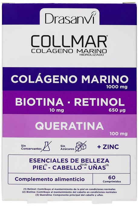 Collmar Esenciales Belleza · Drasanvi · 60 comprimidos