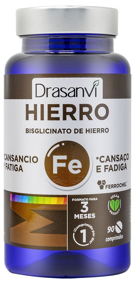 Bisglicinato de Hierro · Drasanvi · 90 comprimidos