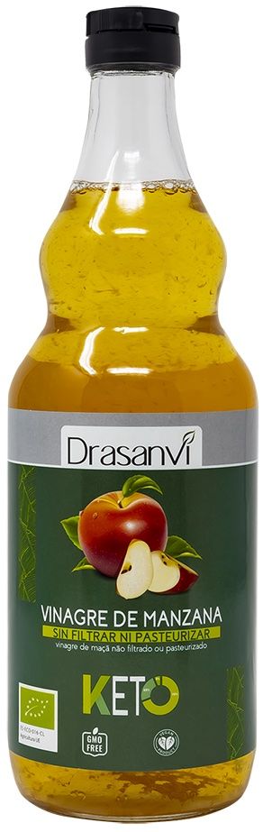 Vinagre de Manzana Sin Filtrar Keto Bio · Drasanvi · 750 ml