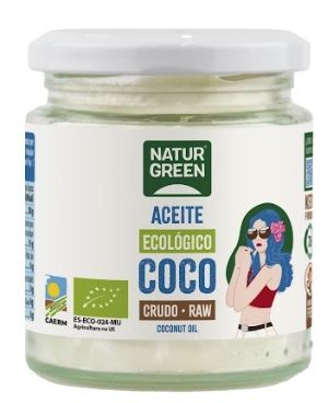 Aceite de Coco Virgen Bio · Naturgreen · 200 gramos