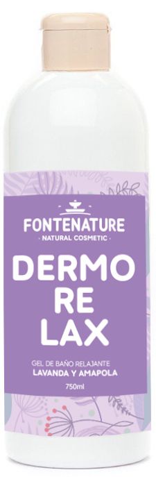 Gel de Baño Dermorelax de Lavanda y Amapola · FonteNature · 750 ml