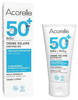 Crema Solar Bebé SPF50+ · Acorelle · 50 ml