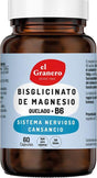 Bisglicinato de Magnesio + B6 · El Granero Integral · 60 cápsulas