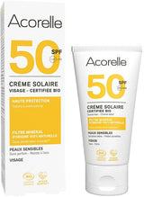 Crema Solar Facial SPF50 · Acorelle · 50 ml