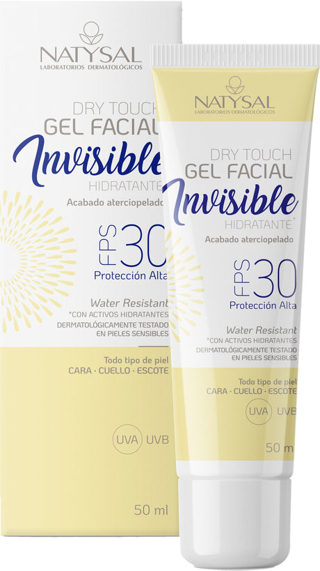 Gel Facial Invisible FPS30 · Natysal · 50 ml