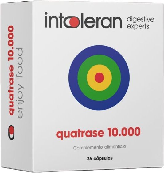 Quatrase 10.000 (Forte) · Intoleran · 36 cápsulas