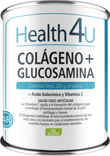 Colágeno + Glucosamina · Health4U · 200 gramos