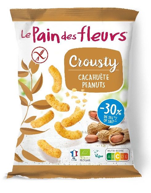 Ganchito Crousty de Cacahuete · Le Pain des Fleurs · 75 gramos