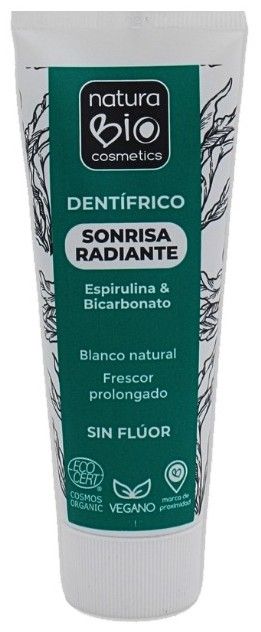 Dentífrico Sonrisa Radiante Sin Flúor · Natura BIO · 75 ml