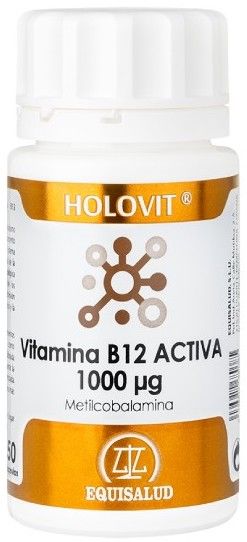 Holovit Vitamina B12 Activa 1.000 mcg · Equisalud · 50 cápsulas