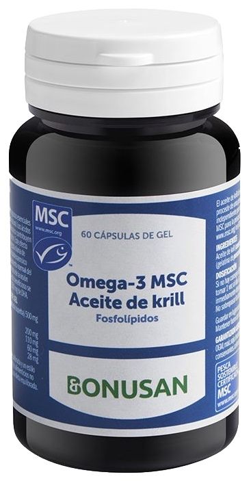 Omega 3 MSC Aceite de Krill · Bonusan · 60 perlas