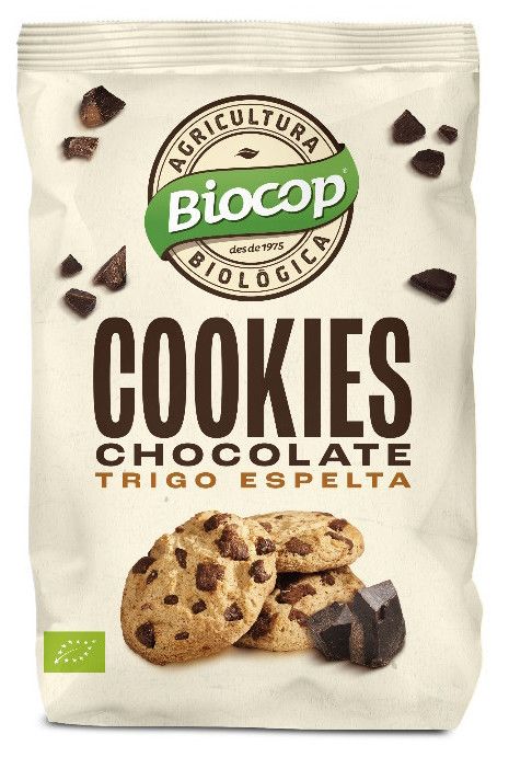 Cookies Chocolate de Trigo Espelta · Biocop · 200 gramos