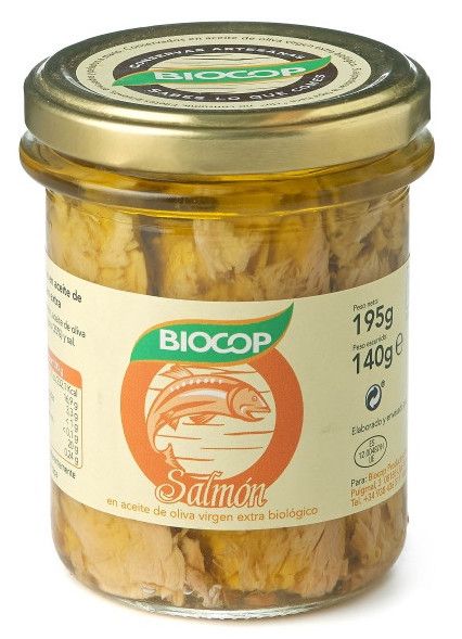 Filetes de Salmón · Biocop · 195 gramos