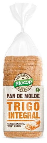 Pan de Molde de Trigo Integral · Biocop · 400 gramos