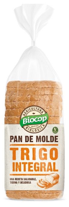 Pan de Molde de Trigo Integral · Biocop · 400 gramos