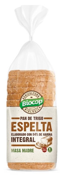 Pan de Molde de Trigo Espelta Integral · Biocop · 400 gramos