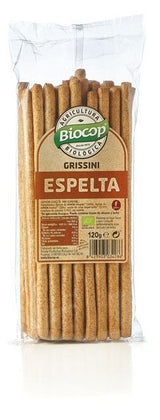 Grissini de Trigo Espelta · Biocop · 120 gramos