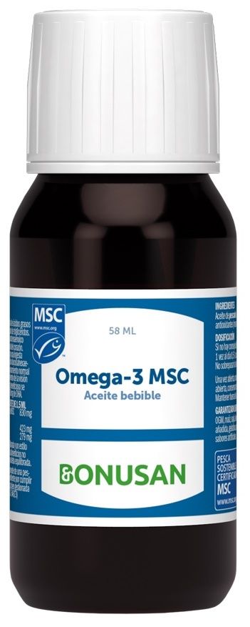 Omega-3 MSC Aceite Bebible · Bonusan · 58 ml