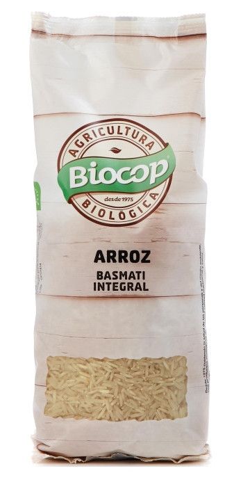 Arroz Basmati Integral · Biocop · 500 gramos