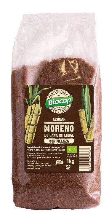 Azúcar Moreno de Caña Integral con Melaza · Biocop · 1 kg