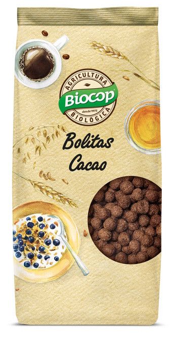 Bolitas Crujientes de Cereales con Chocolate · Biocop · 200 gramos