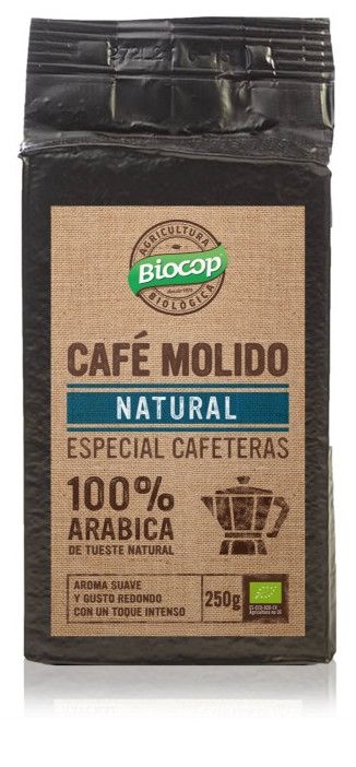 Café Molido 100% Arábica · Biocop · 250 gramos