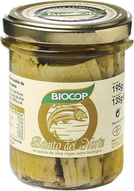 Filetes de Bonito del Norte · Biocop · 195 gramos