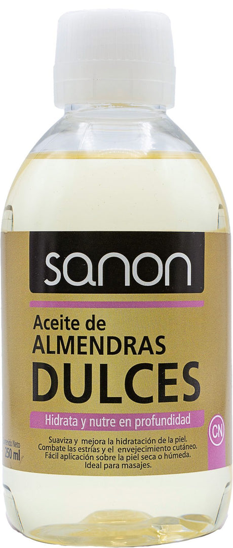 Aceite de Almendras Dulces · Sanon · 250 ml