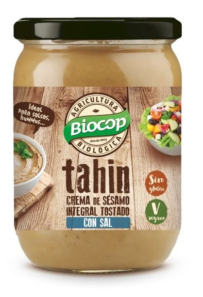 Tahin Integral con Sal · Biocop · 500 gramos