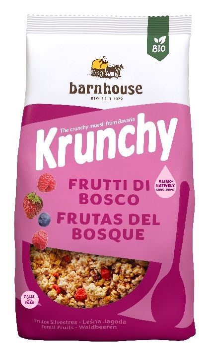 Muesli Krunchy con Frutos del Bosque Bio · Barnhouse · 375 gramos