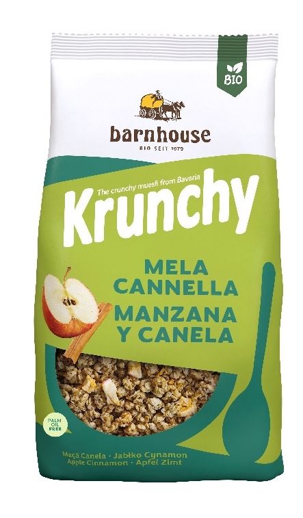 Muesli Krunchy Manzana y Canela Bio · Barnhouse · 375 gramos