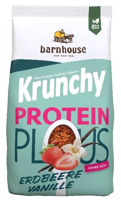 Muesli Krunchy Protein Plus de Fresa y Vainilla Bio · Barnhouse · 325 gramos